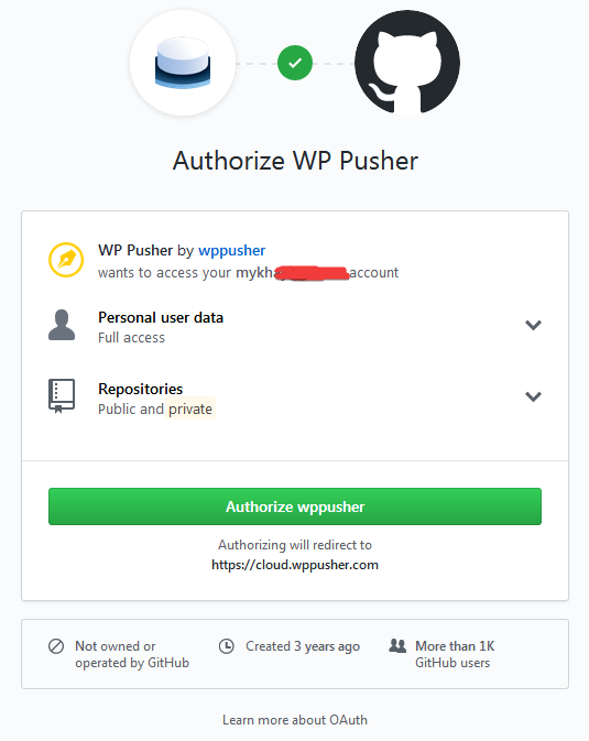 Получение токена GitHub