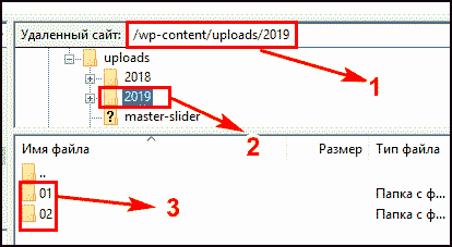иерархия изображений в wordpress